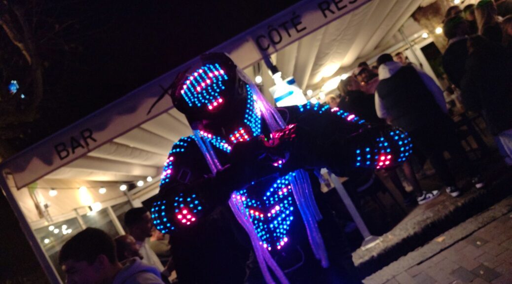 Une nuit illuminée avec vos robots led